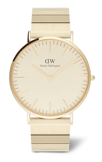 Daniel Wellington Classic Piano Link Gold Unitone DW00100779