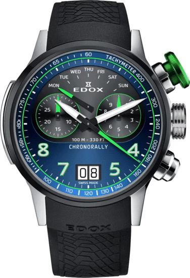 EDOX Chronorally Chronograph 45 38003 TINV BUNV