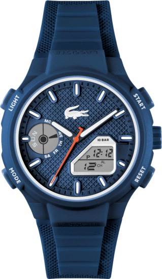 Lacoste LC33 Analog and Digital Silicone Watch 2011370