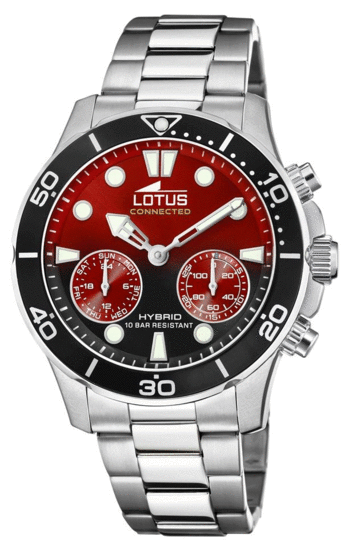 LOTUS MEN'S RED STAINLESS STEEL L18800/7