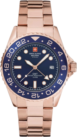 SWISS ALPINE MILITARY MASTER DIVER GMT 7052.1165