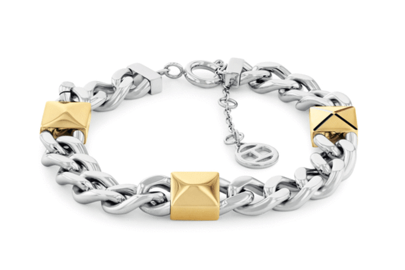 Tommy Hilfiger Two-Tone Curb Chain Bracelet 2780914